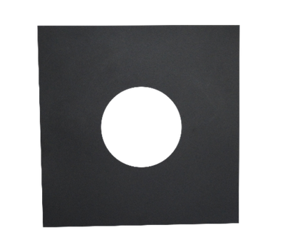 Накладка декоративная КПД чёрный (600х600) D230 мм