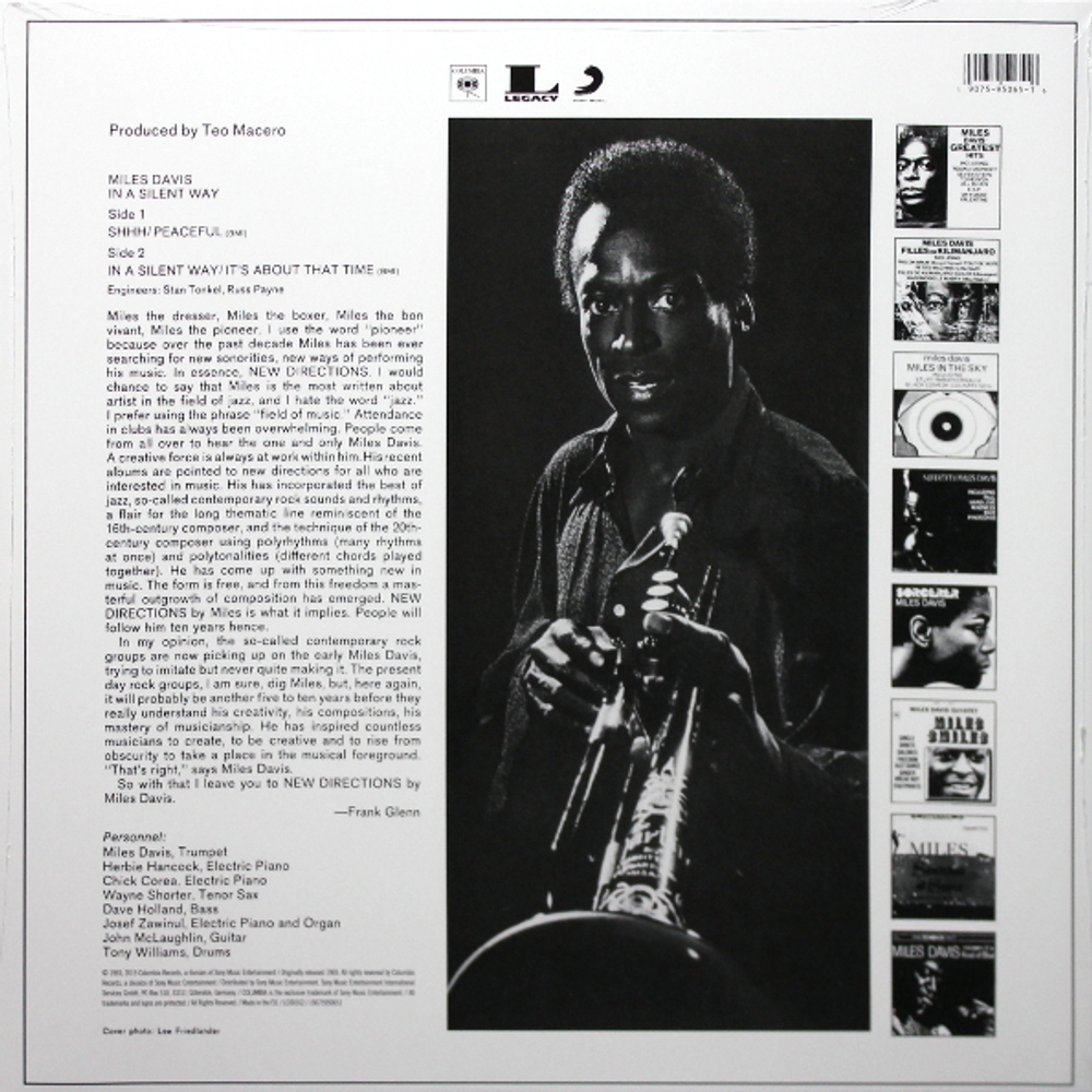 Miles Davis / In A Silent Way (50th Anniversary Edition)(LP)