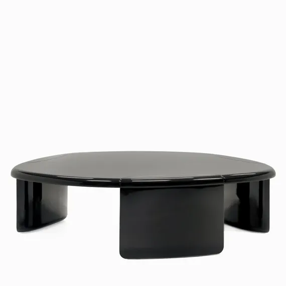 Кофейный стол Drew 119х108 см, черный глянец