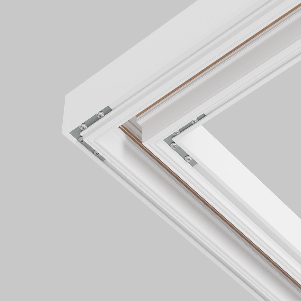 Комплект угловых соединителей для демпферного шинопровода, 4 шт Maytoni Exility TRA034D-CL-42S