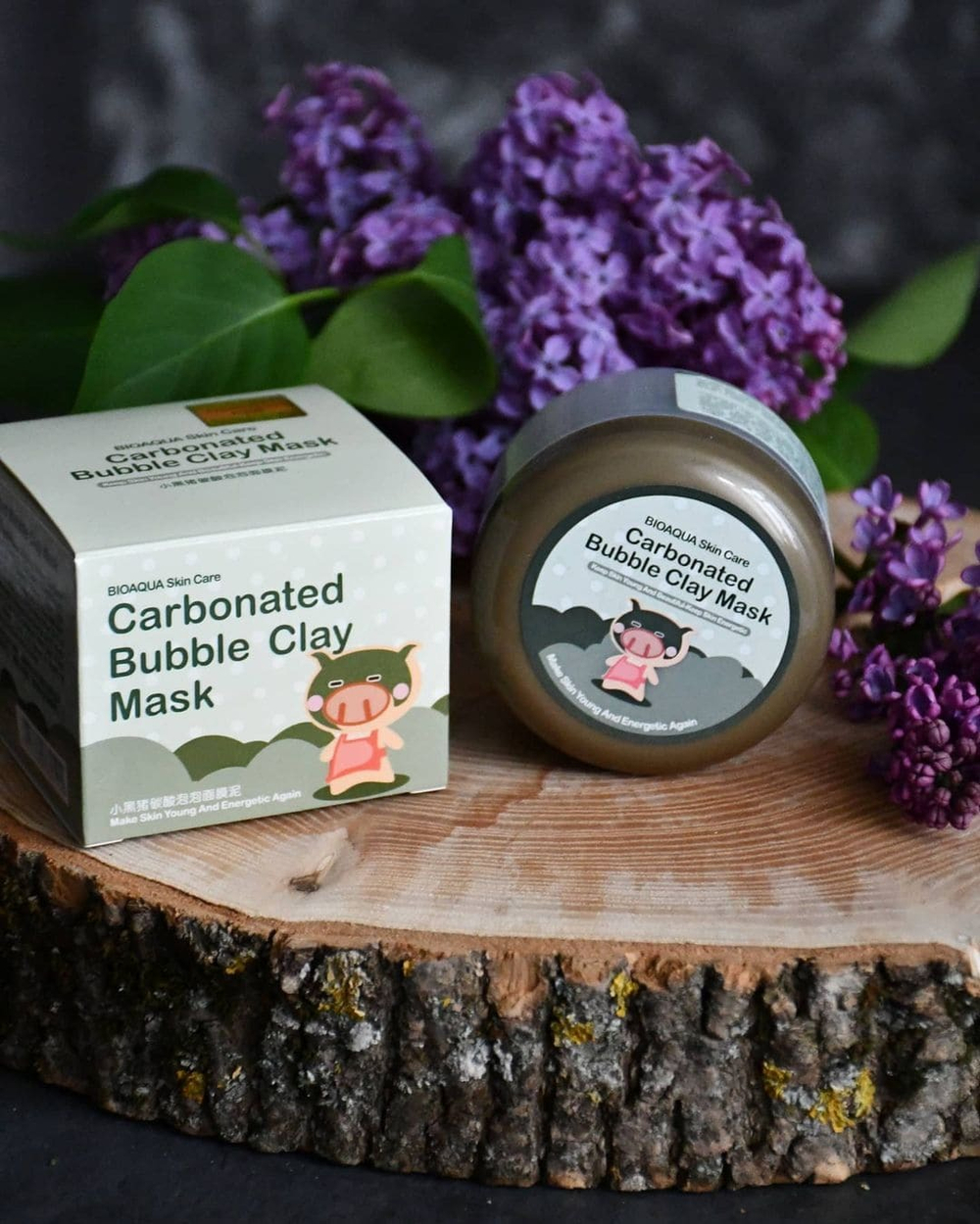 Грязевая пузырьковая маска для лица, 100г