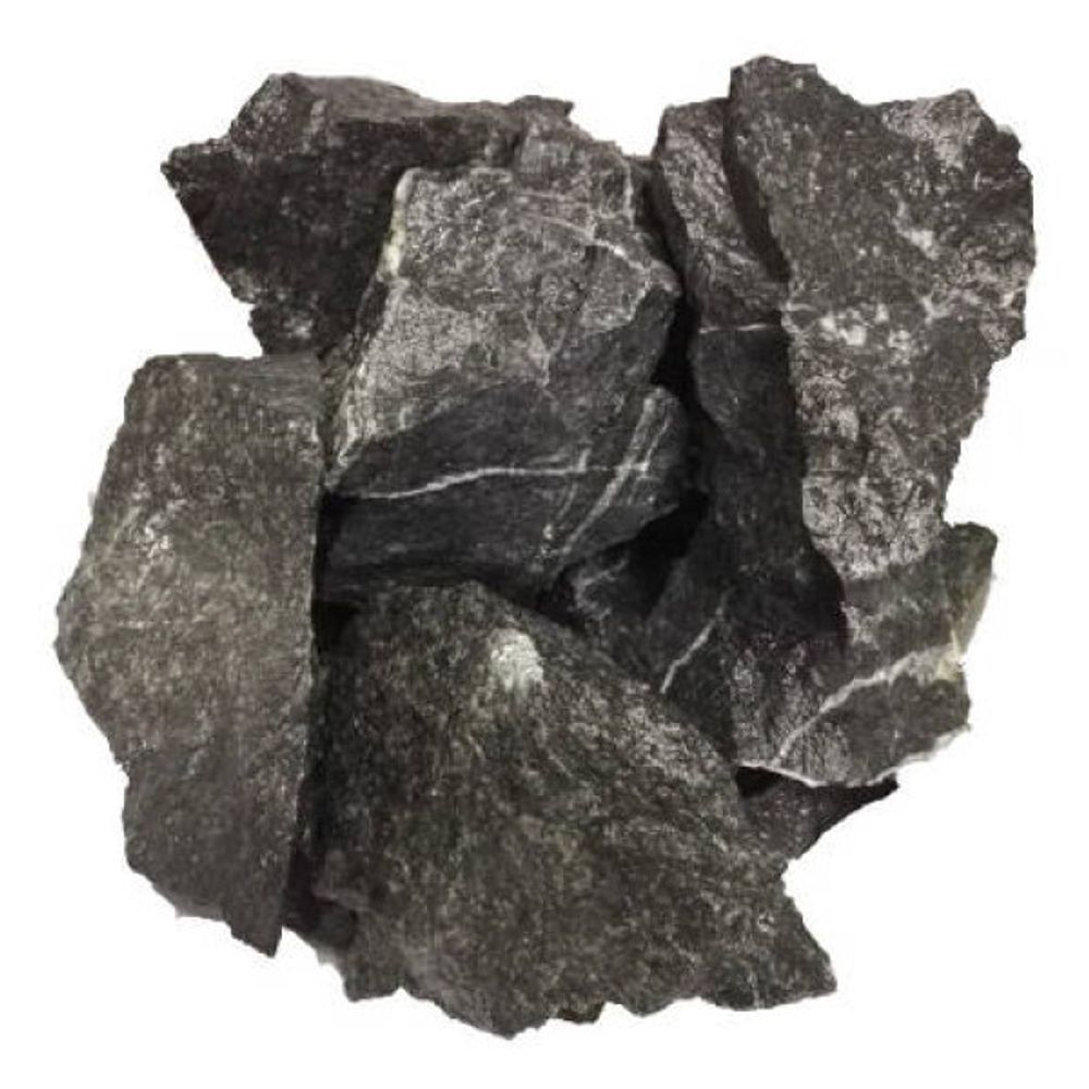 Камни для бани "Черный принц" пироксенит колотый (10 кг)