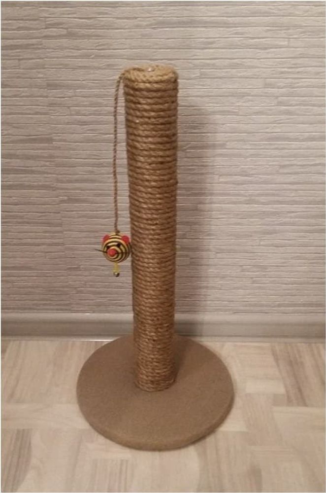 Когтеточка &quot;Столбик&quot;+ игрушка (КД-50) круглая