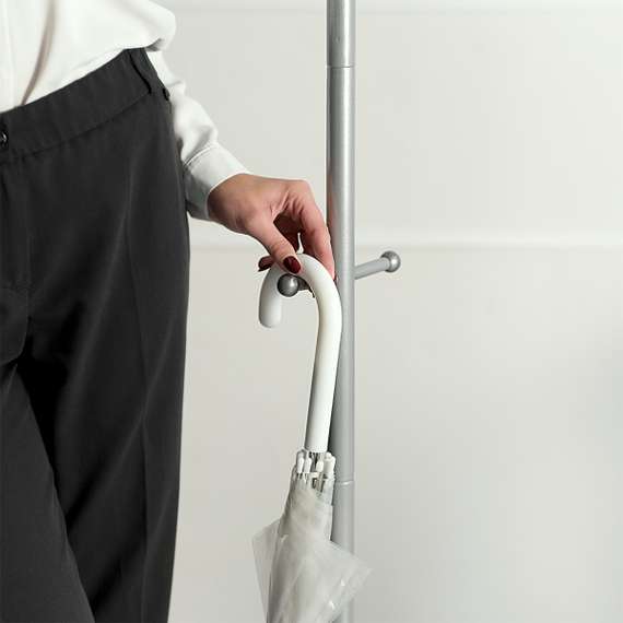 Вешалка напольная Пико 3 металлик