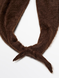 Massimo DuttiБандана из 100% кашемира, коричневый