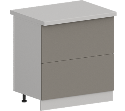 Кухня Модуль ШН2Я 800 Ликата / Теплый серый