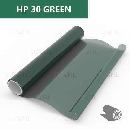 Пленка солнцезащитная тонировочная HP GREEN 30 LUXFIL, рулон (размер 1,524x30м.)