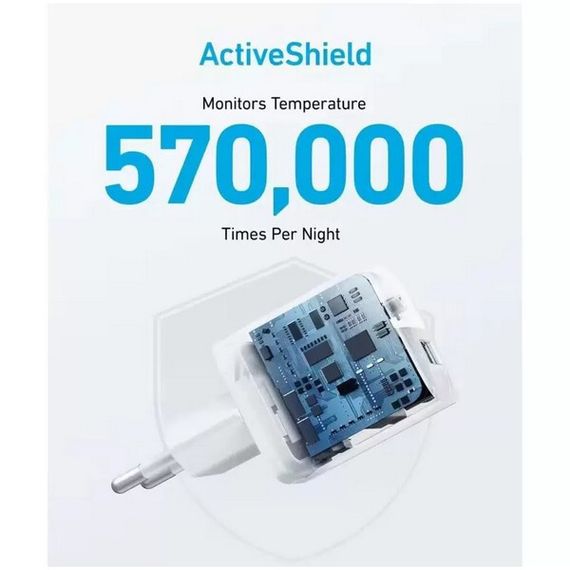 Сетевое зарядное устройство Anker 323 USB-C / USB-A 33W (A2331G21) White