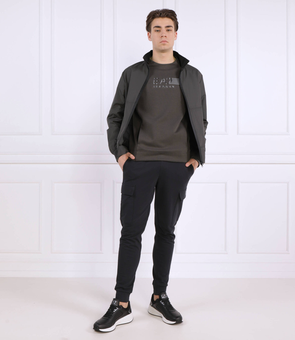 Худи EA7 - графитовый(3RPM41 PJMBZ)