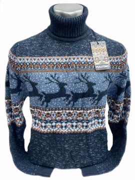 p-p 54-58. Pulltonic из шерсти и кашемира "Олешки". BATAL