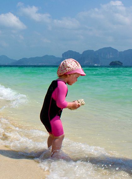 Детский гидрокостюм FanDiver Junior короткий 2 мм розовый