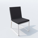 Обеденная группа Ideal Patio ТЕЛЛА  ГИРА  каркас белый, стол тик 200, ткань антрацит