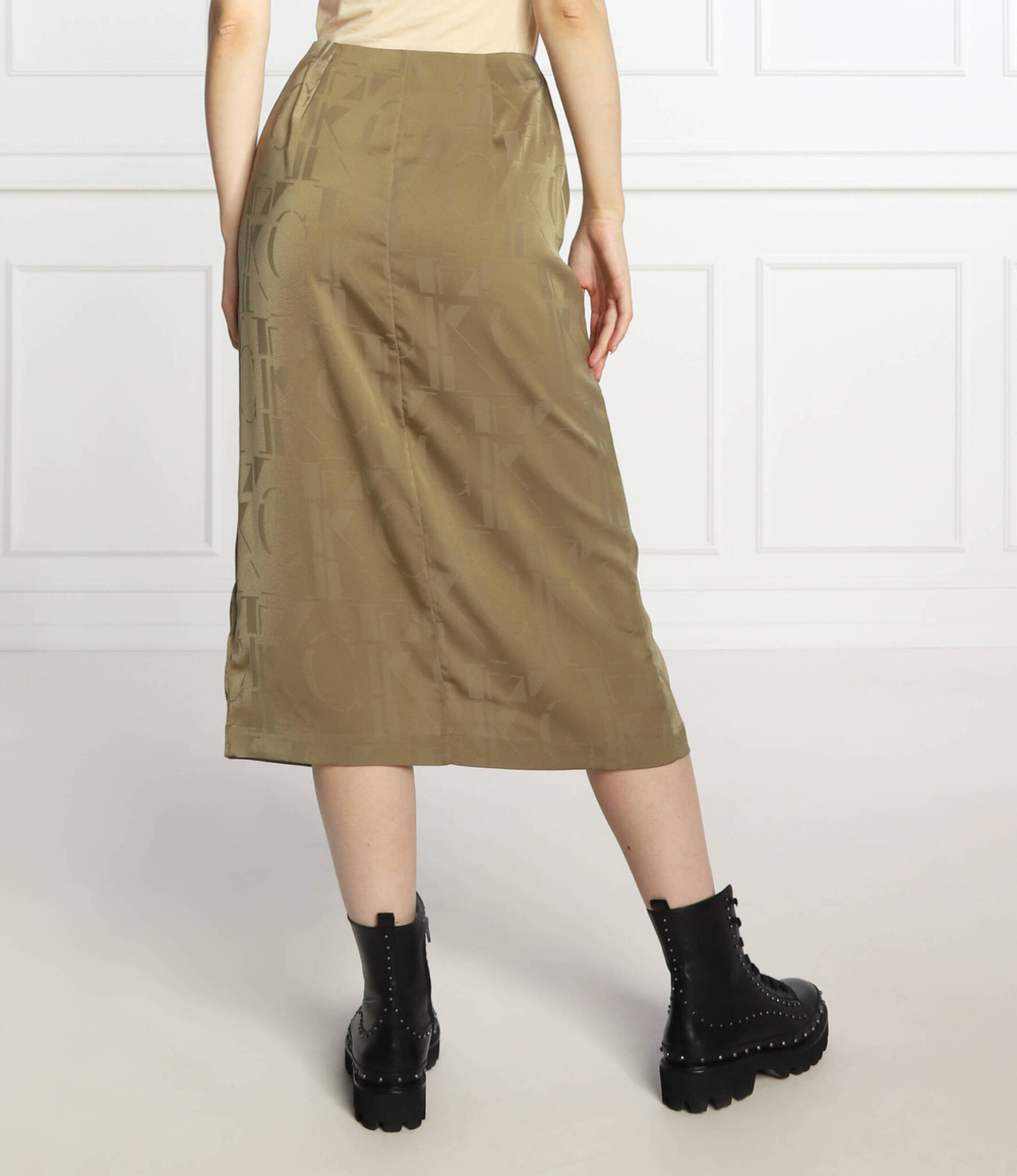 юбка CALVIN KLEIN JEANS - оливковый(J20J219599)