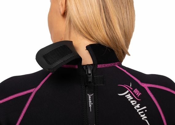 Гидрокостюм женский Marlin Malibu Shorty Lady розово/черный 2,5 мм