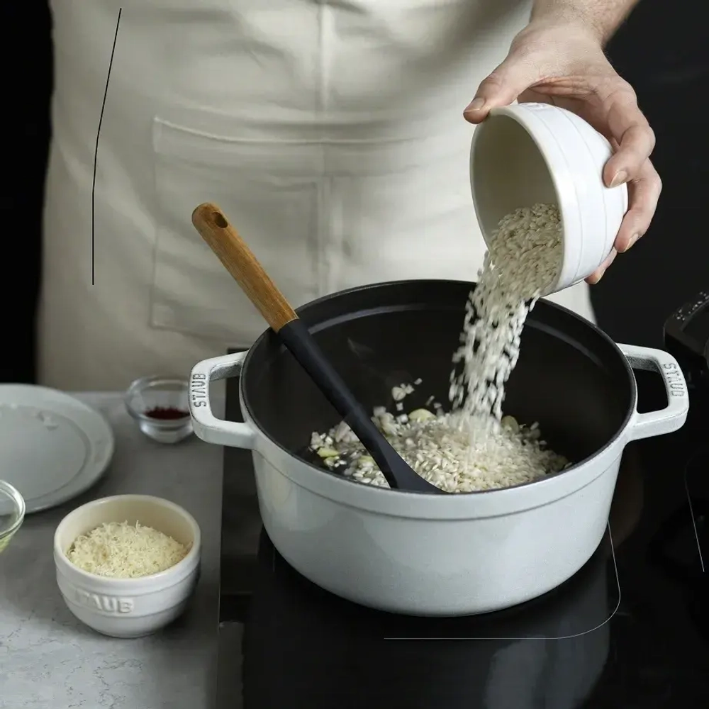 STAUB Чугунная кастрюля Cocotte 28см 5,8л черная (сорт II)