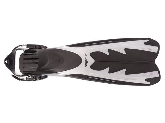 Ласты регулируемые Sargan Риф Silver Серебристые