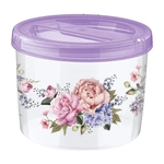 Банка с завинчивающейся крышкой 1,2л с декором (Бесцветный)