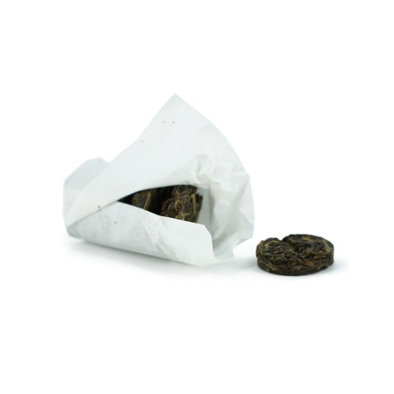 Шэн пуэр 2021 г. "Деревья Сигуй" завода "Кайшуньхао" набор 56 г (7 мини бинов)