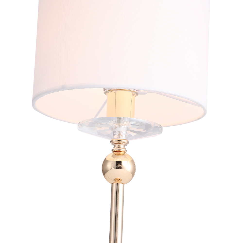 SL1405.204.01 Светильник настольный ST-Luce Латунь/Латунь, Прозрачный E14 1*40W ЭЛЕГАНС