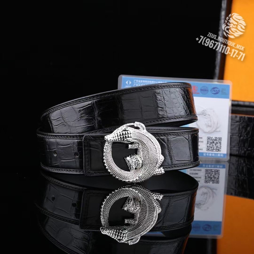 Ремень из кожи крокодила