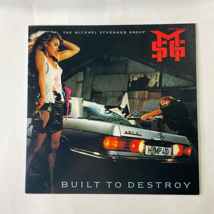 Винтажная виниловая пластинка LP The Michael Schenker Group Built To Destroy (Япония 1983) (Без Оби)