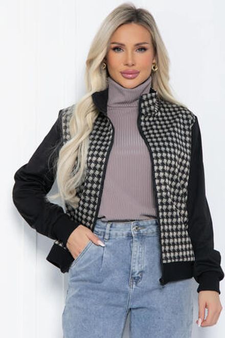 Жакет Энергия (черно-бежевый) Б12493-24 LT Collection