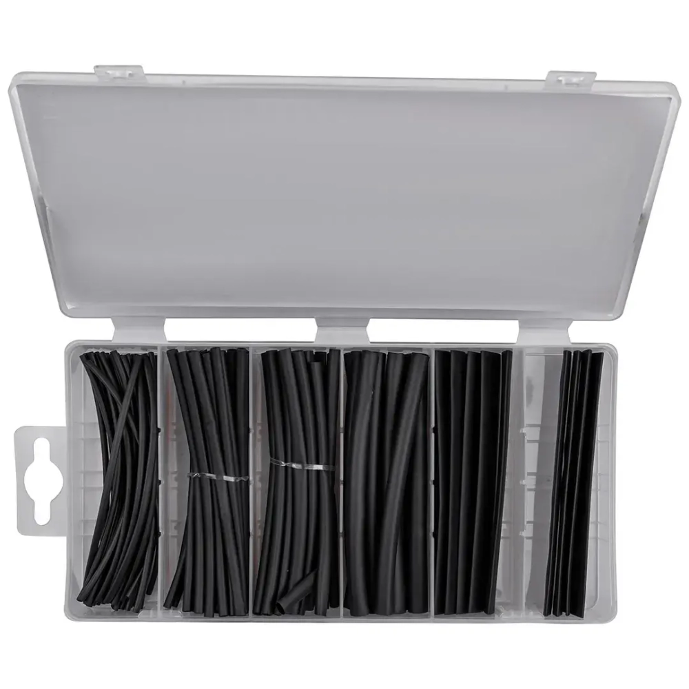 Трубки термоусадочные, набор 100пр. RockFORCE RF-068661