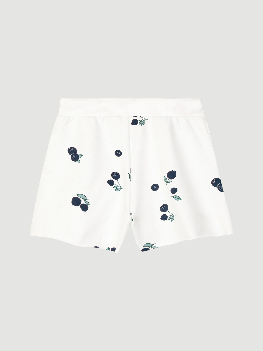 Комплект Mjölk {футболка укороченная и шорты} Голубика