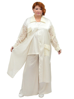 Рубашка-халат из шёлка Актриса