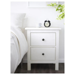 Тумбочка - IKEA HEMNES,54х66  см, белый, ХЕМНЭС ИКЕА