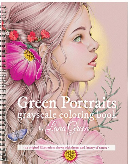Lana Green Portraits. Part 1. Coloring book (на пружине)