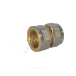 Муфта МП латунь никель обжим Дн 26х3/4" ВР ГОСТ 32415-2013 7002 Aquasfera 7002-05
