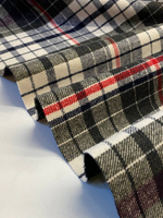 Шерсть пальтовая на дублеринеTommy Hilfiger в разноцветную клетку