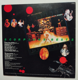 Винтажная виниловая пластинка LP Scorpions Best 2 (Japan 1980) (No Obi)