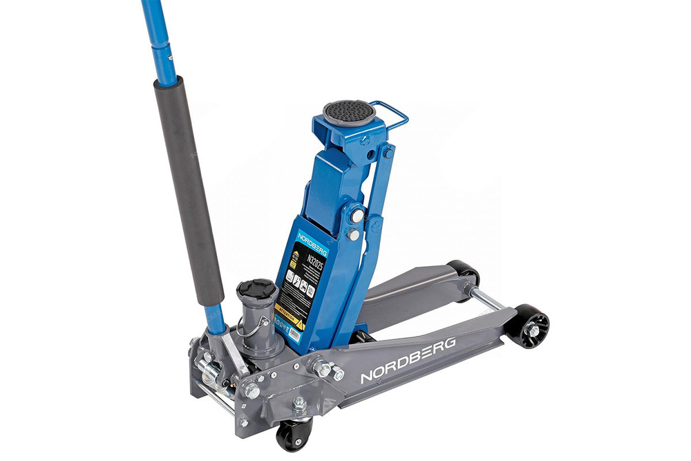 NORDBERG (N32025) Домкрат подкатной 2 / 3 т с изменяемой высотой подхвата и регулируемой проставкой