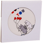 Подставка керамическая 16 см «LOVE» влюбленные котики