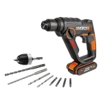 WORX WX927 комплект аккумуляторных инструментов (2 x 2 Ач, ЗУ)