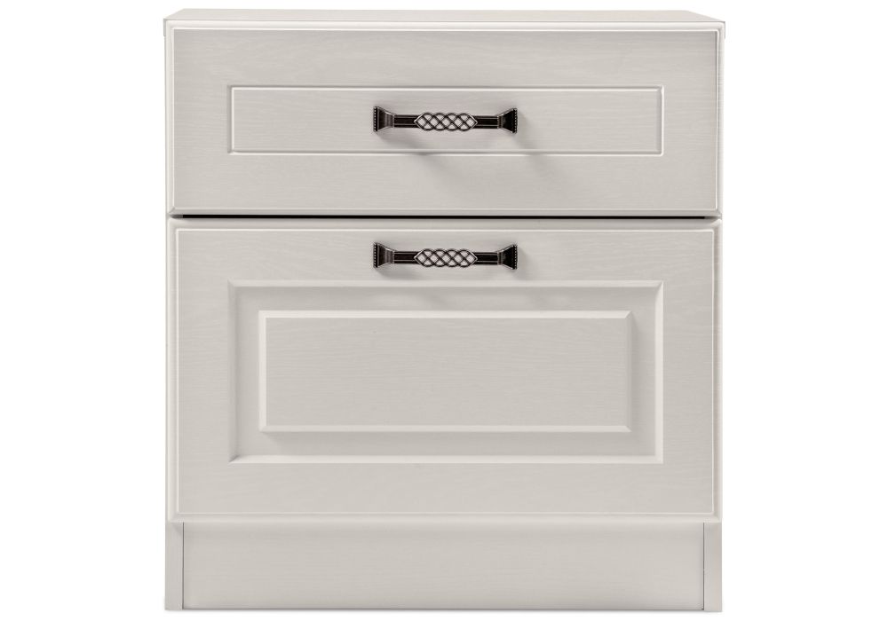 Тумба прикроватная Ливерпуль 08.146 белый / ясень ваниль НМ-1012-100 пвх