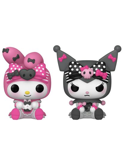 Набор фигурок Funko Pocket POP! My Melody 50th Kuromi 20th My Melody & Kuromi SS (Exc) 2PK 88821 / Фигурка Фанко ПОП! по мотивам аниме "Onegai My Melody", Май Мелоди и Куроми