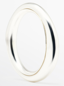 Massimo Dutti Трубчатый браслет, серебряный