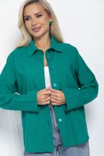 Рубашка Оксфорд (зеленая) Б11252 LT Collection