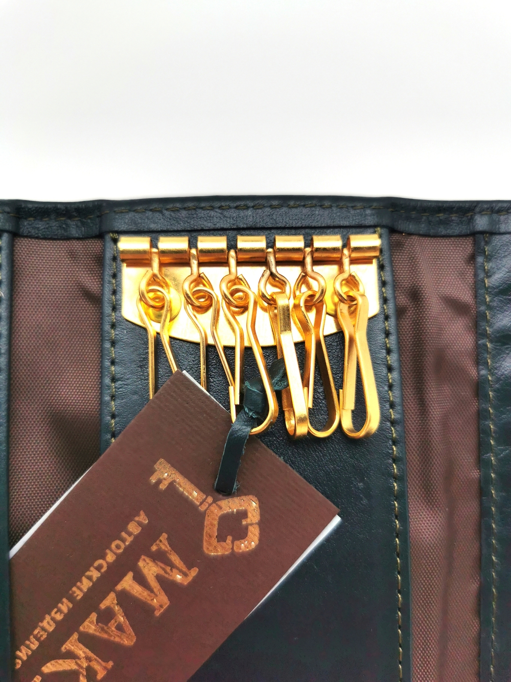 Футляр для ключей «Fleur». Цвет зеленый