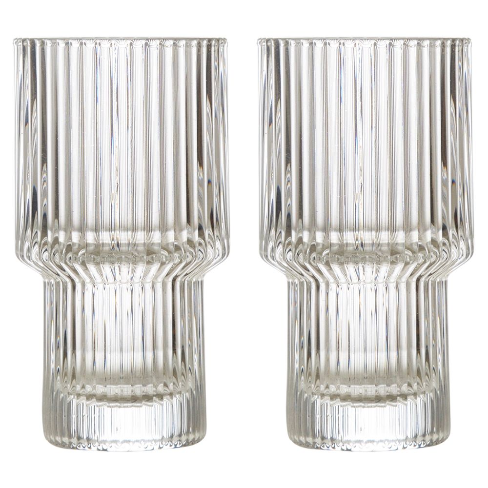 Набор стеклянных стаканов, 200 мл, 2 шт.