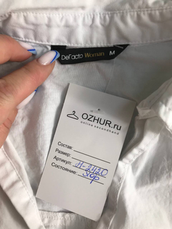 Блузка DeFacto для офиса, маркировка М, визуально на 46 размер