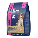 Сухой корм Brit Premium Dog Adult Small с курицей для взрослых собак мелких пород (1–10 кг) 1 кг