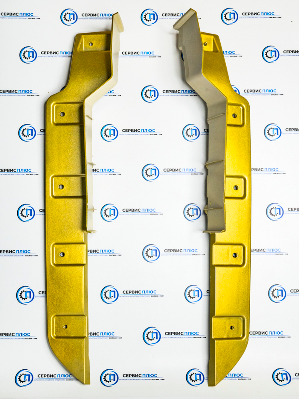 Накладка бампера X3000 (левая) SHACMAN DZ97259624007 золотая