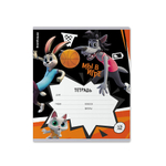 Тетрадь 12л., клетка, Erich Krause, скрепка, блок офсет, мелованный картон "Ну, погоди! Каникулы", ассорти