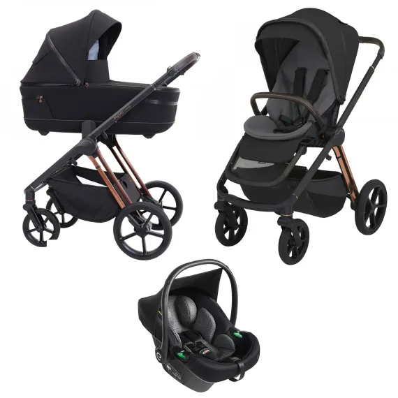 Коляска Espiro Miloo 3 в 1 Diamond Black (210)