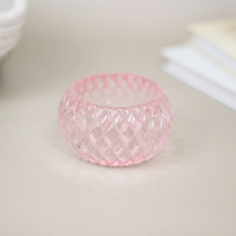 Подсвечник «Грация» 7,5*4,3 см, Розовый нежный