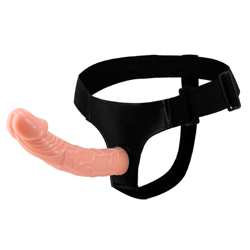 Реалистичный фаллоимитатор 19,8см с крупной головкой Baile Ultra Passionate Harness Strap On BW-022008